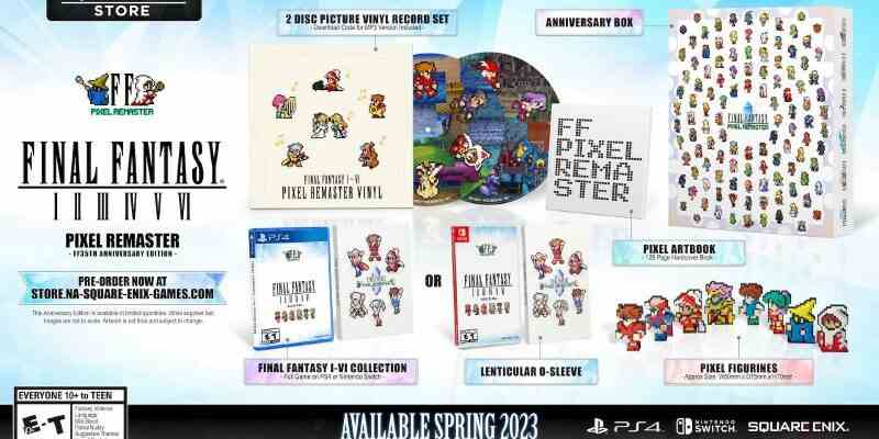 Die Final Fantasy Pixel Remasters werden naechstes Jahr endlich auf