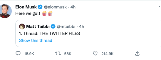 Elon Musk veroeffentlicht stellvertretend interne E Mails von Twitters Hunter Biden Laptop Drama •