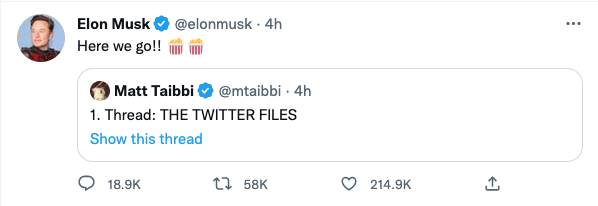 Elon Musk veroeffentlicht stellvertretend interne E Mails von Twitters Hunter Biden Laptop Drama •