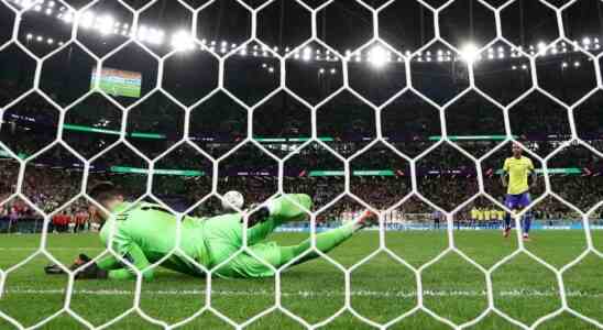 Favorit Brasilien nach Elfmeterschiessen gegen Kroatien ueberraschend im WM Viertelfinale gestrandet