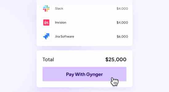 Gynger startet heimlich um Unternehmen Geld fuer Software zu leihen
