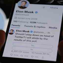 Musk will die Wahlpolitik aendern nachdem Twitter Nutzer ihn abgewaehlt haben