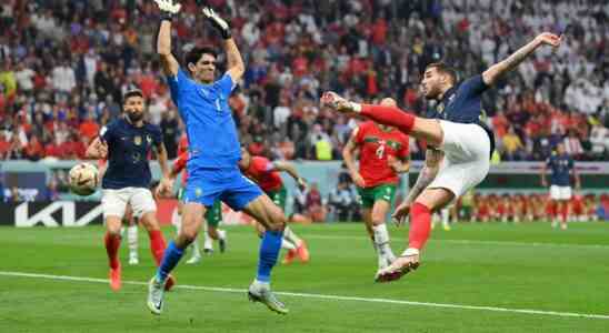 Titelverteidiger Frankreich beendet Maerchen Marokko und erreicht WM Finale Fussball Weltmeisterschaft