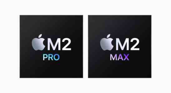 Apple stellt M2 Pro und M2 Max Prozessoren fuer Mac Geraete vor