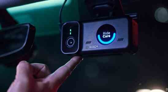 Bosch bringt eine Sicherheits Dashcam auf den Markt die fuer Mitfahrgelegenheitsfahrer