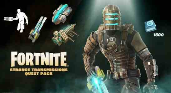 Dead Space Strange Transmissions Quest Pack jetzt in Fortnite verfuegbar