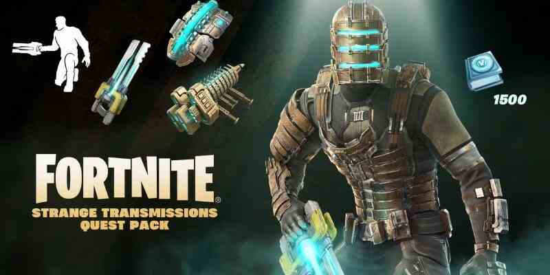 Dead Space Strange Transmissions Quest Pack jetzt in Fortnite verfuegbar