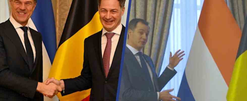 Der belgische Premierminister De Croo entschuldigt sich fuer die umgedrehte