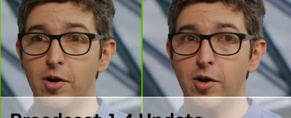 Die „Eye Contact Funktion von Nvidia Broadcast kann Augenkontakt tief vortaeuschen