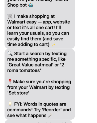 Machen Sie sich mit Walmarts neuer aber fehlerhafter „Text to