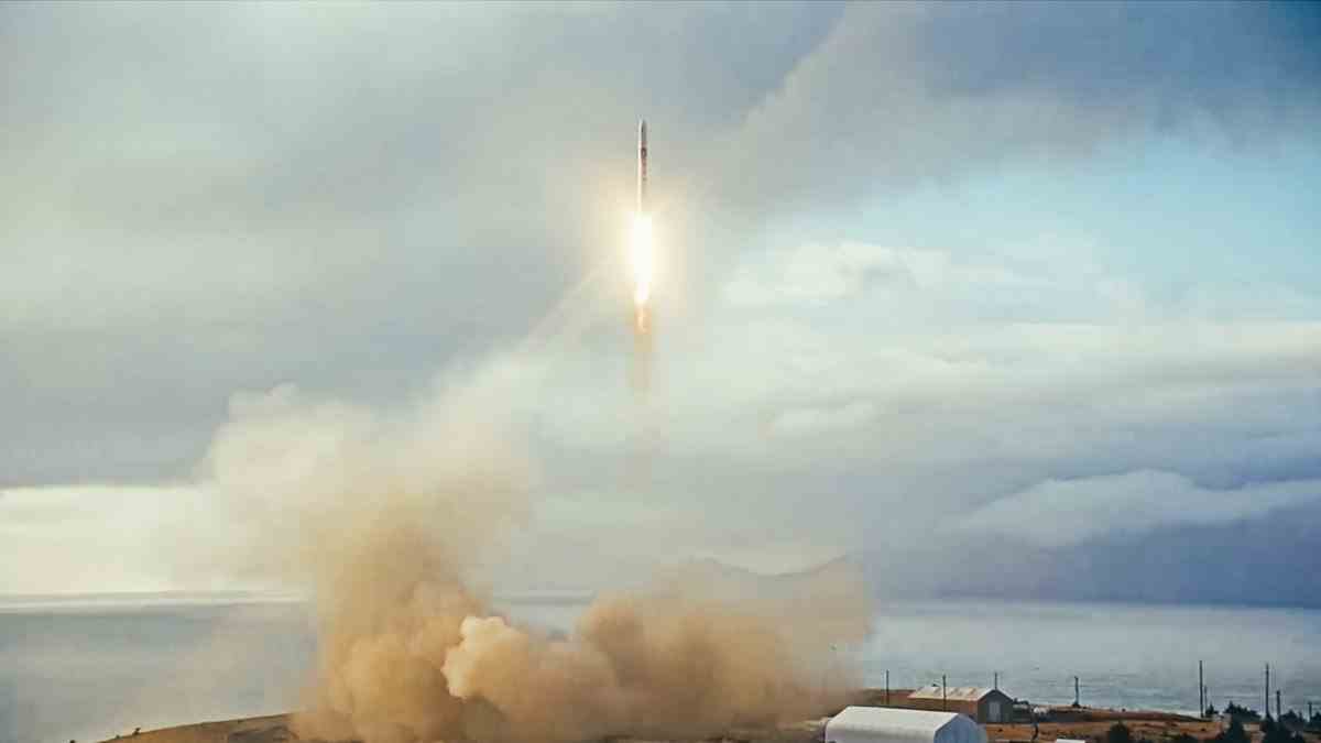 ABL Space RS1-Rakete kurz nach dem Start