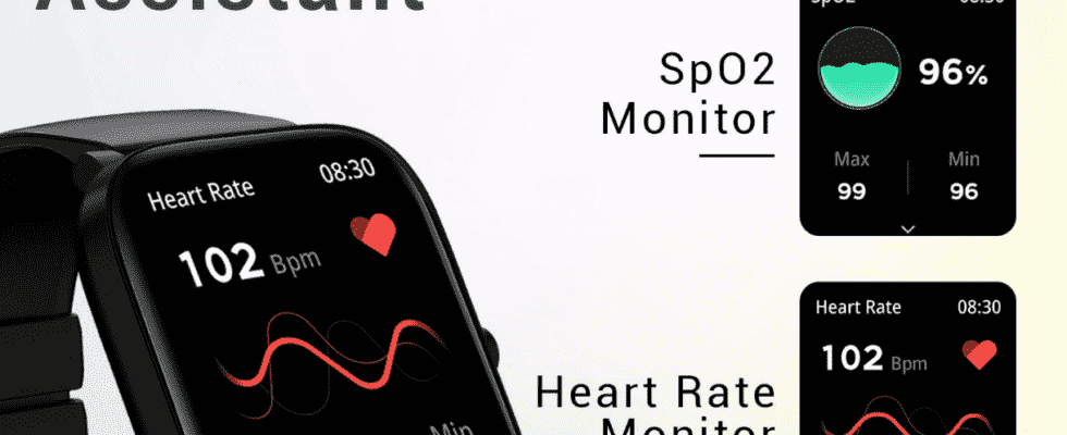 Maxima bringt Max Pro Shogun Smartwatch mit SpO2 Herzfrequenzmesser und