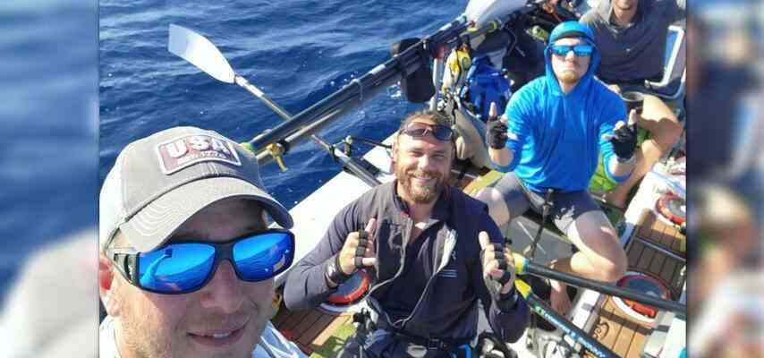 Niederlaendische Frachter Crew rettete vier Maenner im Atlantik Im Ausland