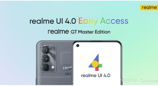 Realme beginnt mit der Einfuehrung von Realme UI 40 Early