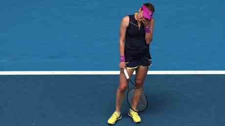 Russische Frauen leiden unter Enttaeuschung bei den Australian Open —