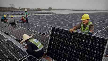 US Sanktionen gegen chinesische Solarmodule laehmen ihre eigene gruene Agenda und