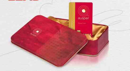Ausper Valentinstagsangebot Ausper LUV eine Visa Powered Gift Card eingefuehrt