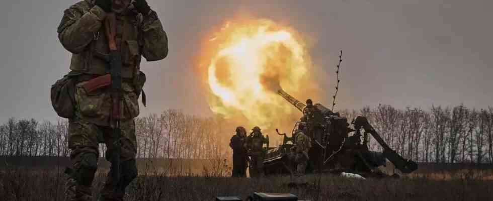 Bakhmut Ukrainische Truppen bereiten sich auf die Bedrohung durch Russland