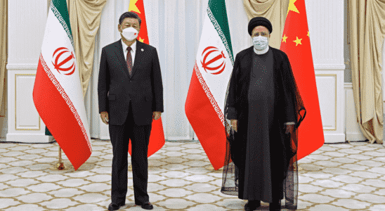 Der iranische Praesident Raisi besucht China um die Beziehungen zu