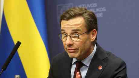 Der schwedische Ministerpraesident informiert ueber die Aussichten der NATO —