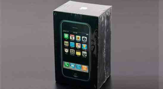 Ein ungeoeffnetes erstes iPhone von 2007 wird versteigert Alle Details