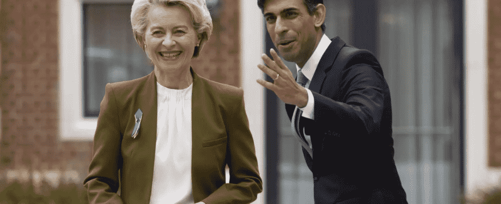 Grossbritannien sagt Rishi Sunak und Ursula von der Leyen besiegeln