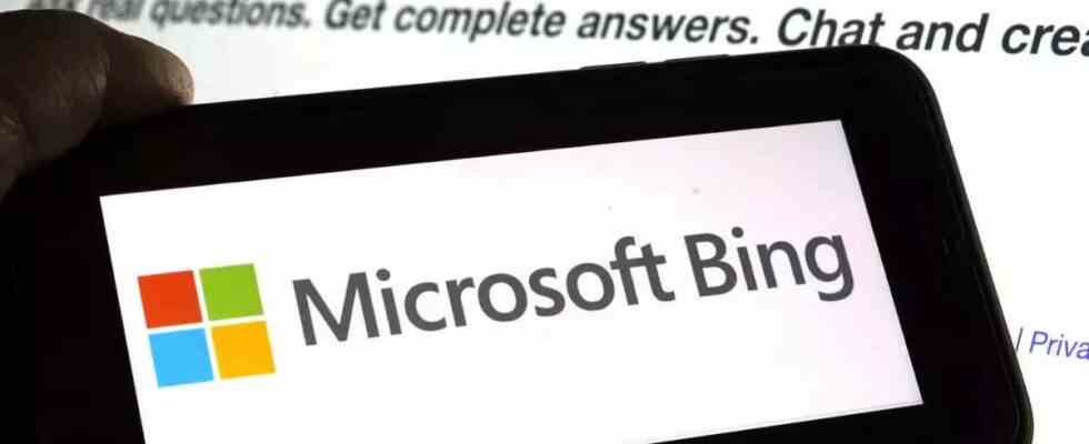 Microsoft legt ein „5 Limit fuer seinen ChatGPT betriebenen Google Suchkonkurrenten Bing fest
