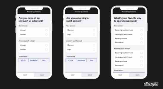 OkCupid testet Match Fragen die von ChatGPT • Tech generiert wurden