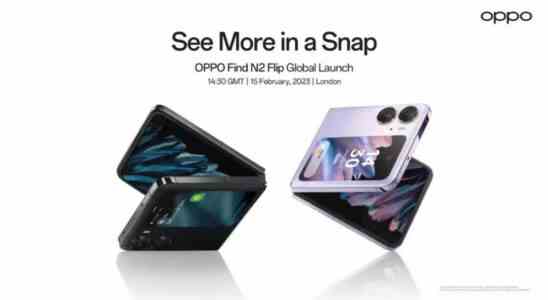 Oppo Oppo Find N2 Flip wird heute weltweit eingefuehrt So