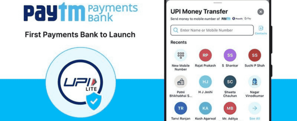 Paytm Payments Bank Limited stellt Paytm UPI Lite vor Was