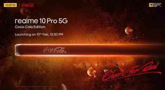 Realme 10 Pro 5G Coca Cola Edition Smartphone wird am 10