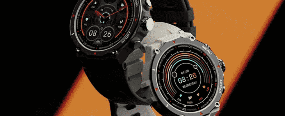 Robuste NoiseFit Force Smartwatch mit Bluetooth Anrufunterstuetzung zum Preis von 2499 Rupien