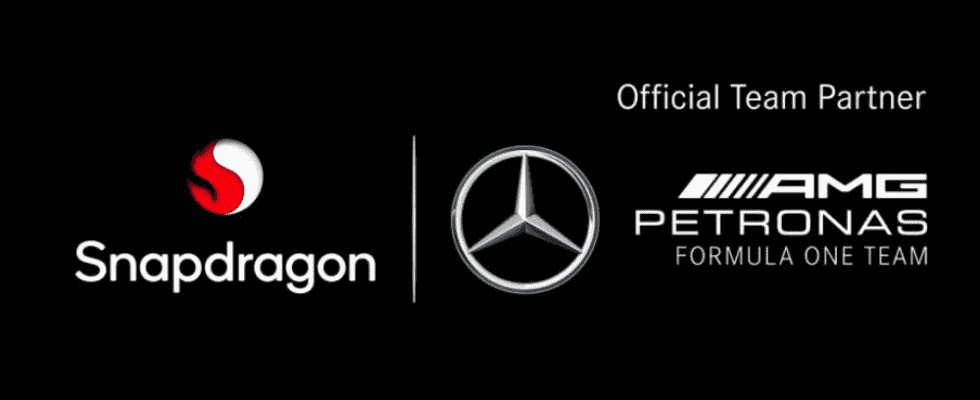 Snapdragon Qualcomm arbeitet mit Mercedes AMG Petronas zusammen um die Snapdragon Technologie