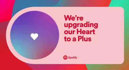 Spotify Spotify ersetzt seine Herz Schaltflaeche durch eine „erweiterte Plus Schaltflaeche Hier