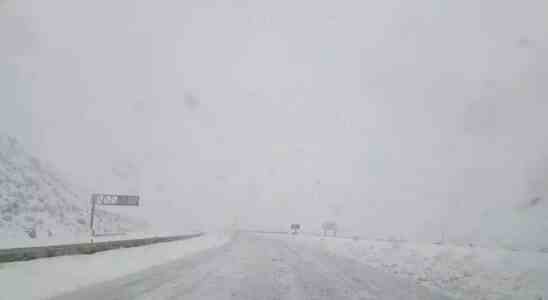 Starker Schneefall trifft Teile Suedkaliforniens