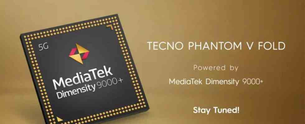 Tecno Phantom V faltbares Smartphone wird auf dem MWC 2023