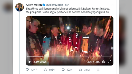 Tuerkischer Minister entkommt Feuerexplosion VIDEO — World