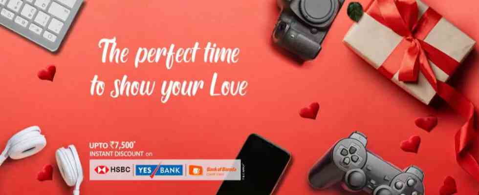 Vijay Sales kuendigt Valentinstagsangebote an Erhalten Sie bis zu 70