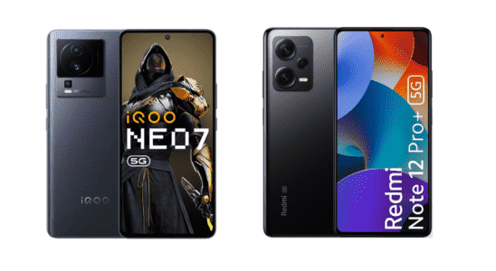 iQoo Neo7 vs Redmi Note 12 Pro Zwei Mittelklasse Smartphones im
