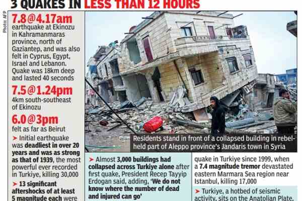 „Geschuettelt wie die Wiege Erdbeben toetet mehr als 2600 Menschen