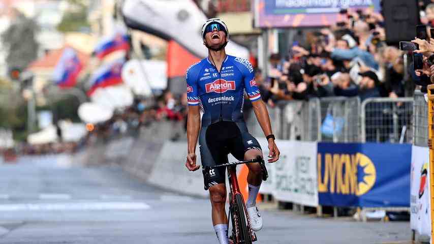 1679157011 585 Unchained Van der Poel gewinnt Mailand San Remo als erster Niederlaender