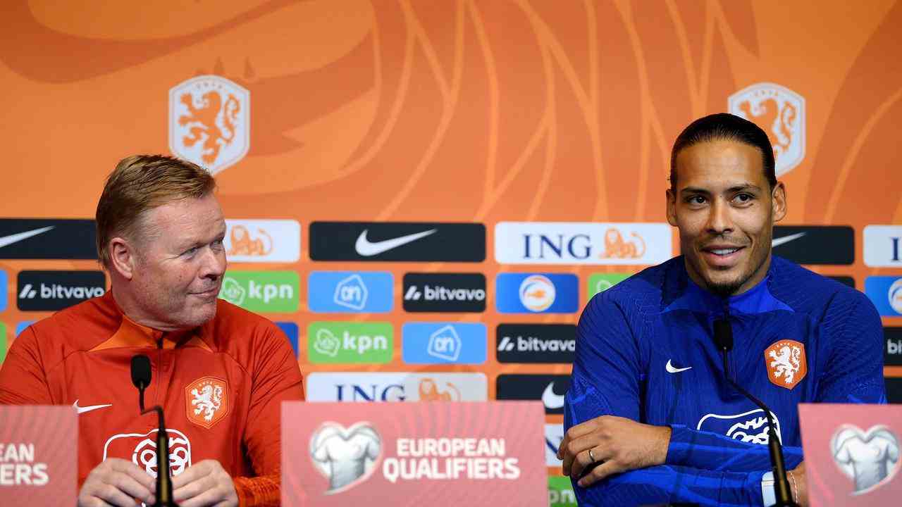 Beeld uit video: Virgil van Dijk na ziektegolf bij Oranje: 'Ik heb lekker gegeten'
