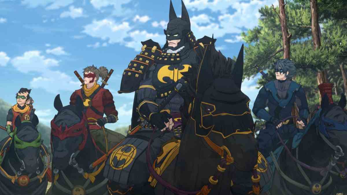 Batman Ninja Anime Film Sengoku Japan Helden Bösewichte Riesenroboter
