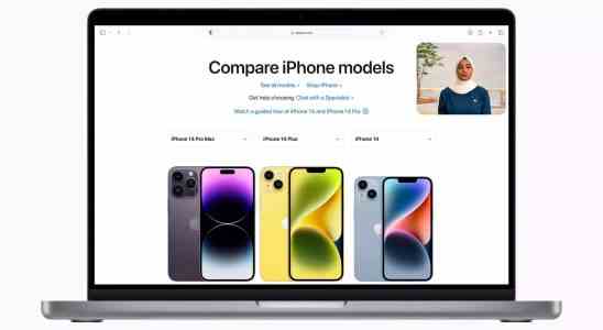 Apple Apple bringt Video Chat Funktion fuer den Online Einkauf von iPhones
