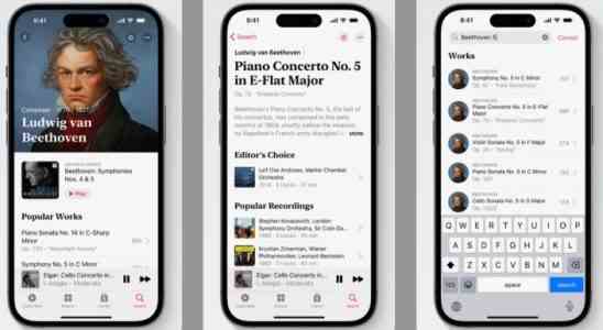 Apple Music Classical ist jetzt fuer jedermann zum Download verfuegbar