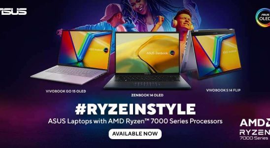 Asus bringt Laptops der AMD Ryzen 7000 Serie auf den Markt