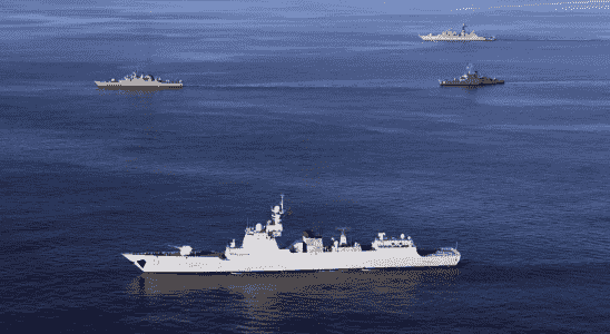China Russland und der Iran fuehren gemeinsame Marineuebungen im Golf