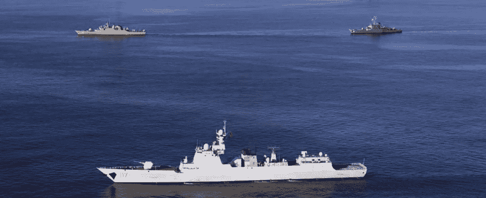 China Russland und der Iran fuehren gemeinsame Marineuebungen im Golf