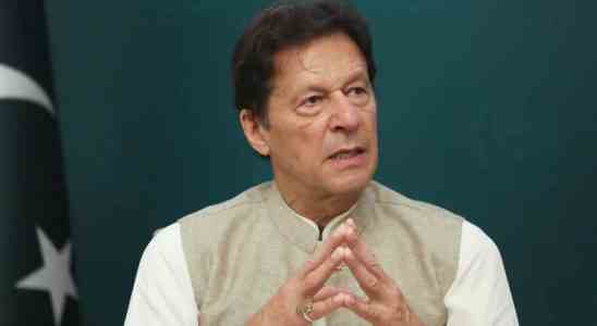 Der fruehere pakistanische Premierminister Imran Khan wird am 19 Maerz