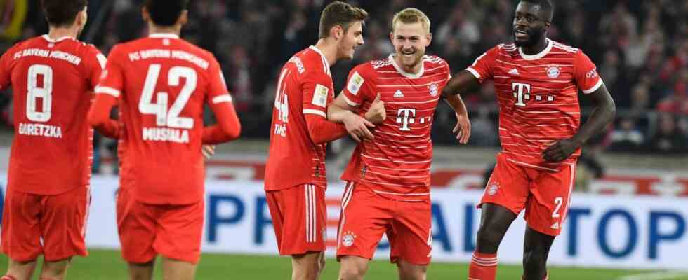 Die Bayern gewinnen teilweise dank eines Treffers von De Ligt